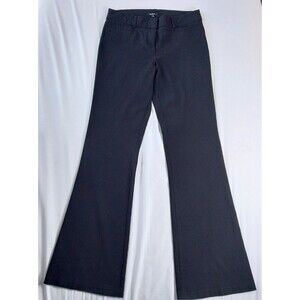 XOXO Women's Black Dress Pants Wide Leg Mid Rise Stretchy Size 9/10